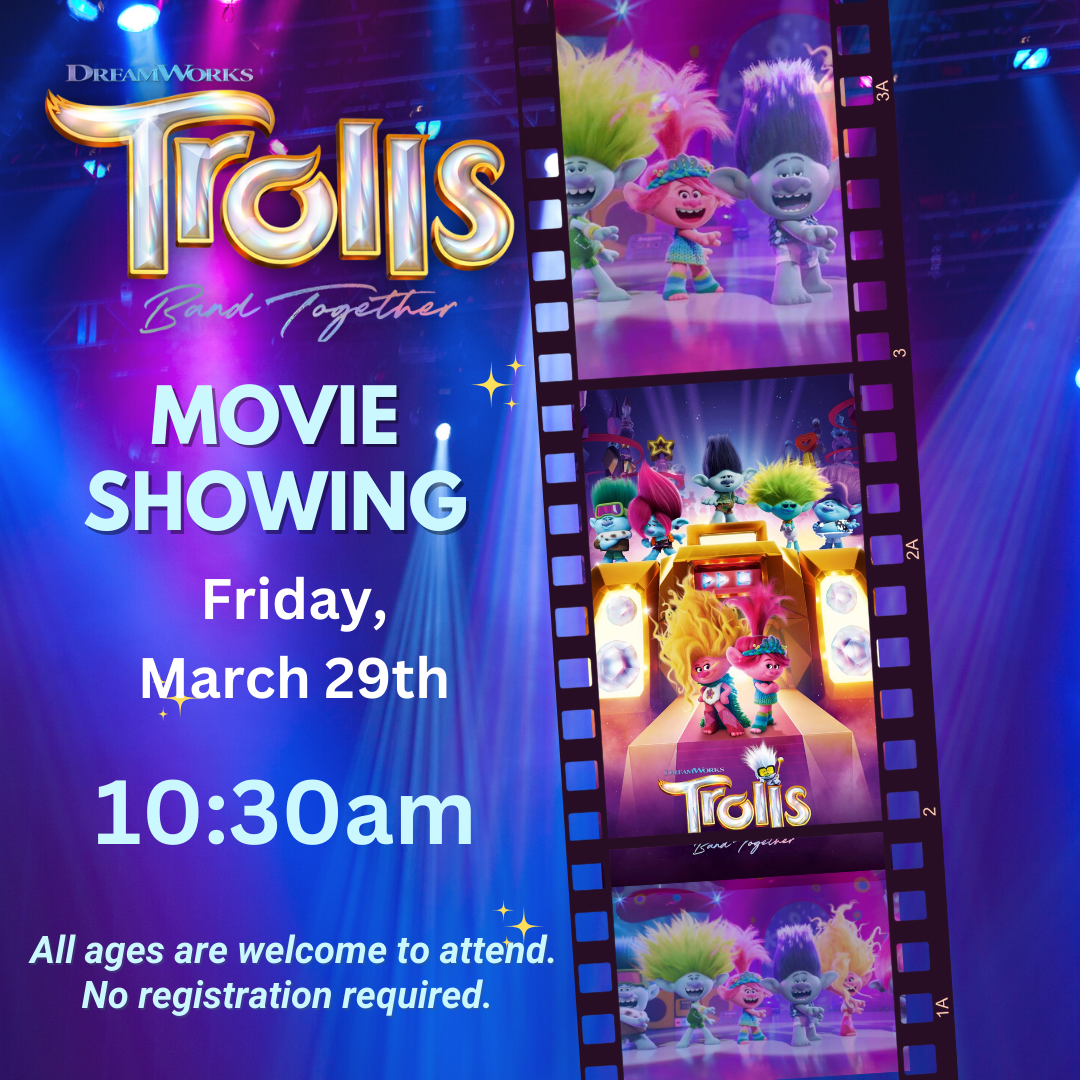 Movie Showing Trolls Band Together Plum Community Library