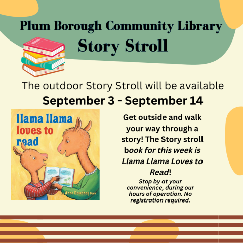llama Loves to Read StoryStroll