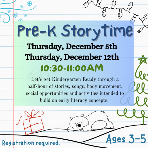Prek storytime