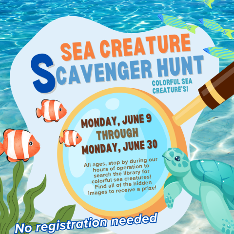 SEA CREATURE SCAVENGER HUNT 