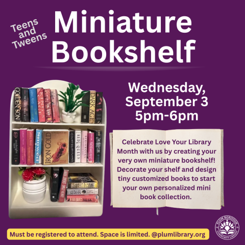 Miniature Bookshelf