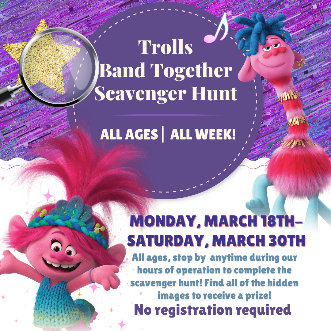 Trolls Scavenger Hunt 